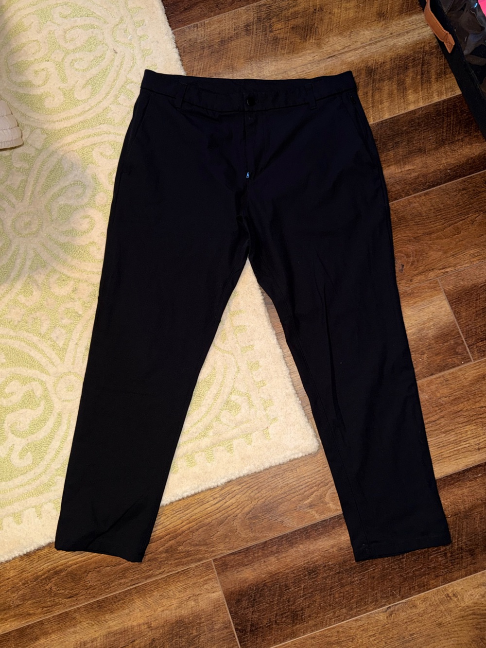 lululemon athletica Black Straight-Leg Men's Pants